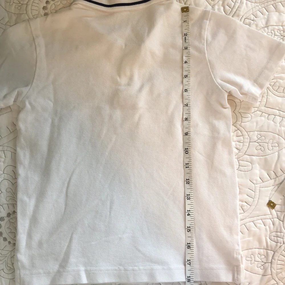 Gymboree White Short Sleeve School Uniform Collared Shirt Size 6